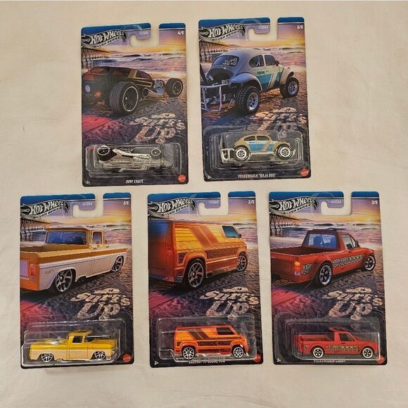 HotWheels Surfs Up Full Set - Picture 1 of 4
